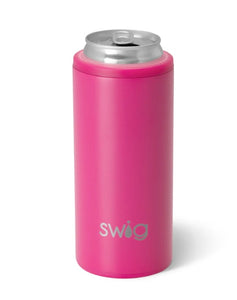 Swig Skinny Can Cooler - Hot Pink