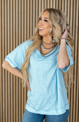 So Effortless V-Neck Top