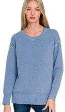 Double the Warmth Contrast Sweater