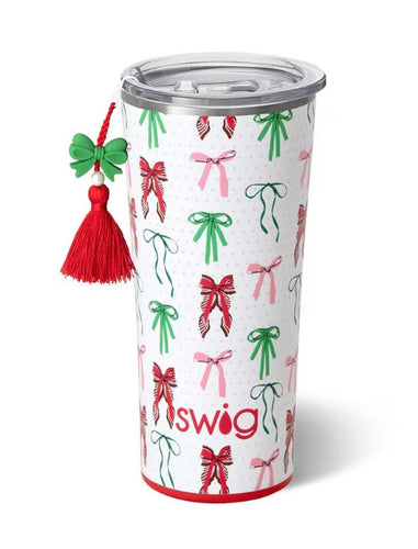 SWIG Ribbons & Bows Tumbler (22 oz)