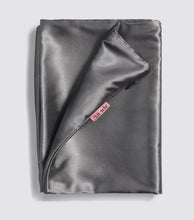 Kitsch Satin Pillowcase-Charcoal