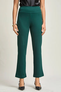DS Magic High Slim Straight Pants-H. Green