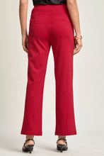 DS Magic High Slim Straight Pants-Red