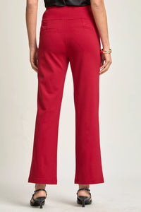 DS Magic High Slim Straight Pants-Red