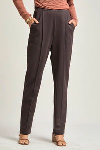 DS Magic High-Rise Barrel Pants: Dk Mocha