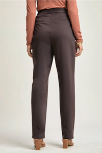 DS Magic High-Rise Barrel Pants: Dk Mocha