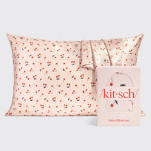 Kitsch Satin Pillowcase-Cherry