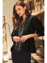 Opalite Embroidered Top