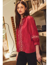 Opalite Embroidered Top