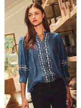 Opalite Embroidered Top