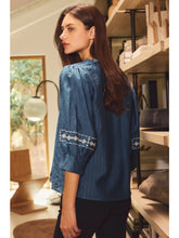 Opalite Embroidered Top