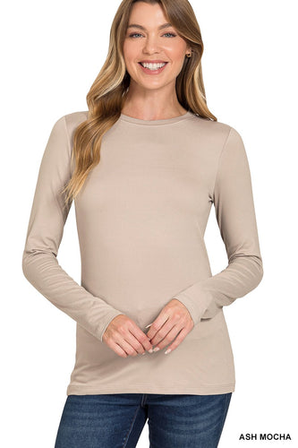 Layer It Up LS Round Neck Top