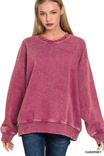 Breaking the Rules Acid Wash Pullover