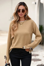 Leopard Bow Split Cuff Sweater
