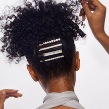 Kitsch 4 pc. Rhinestone Bobby Pins - Gold