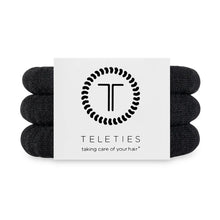 Teleties Black Nylon Hair Ties - Large
