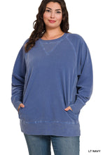 Comfort & Ease Pullover - Lt Navy