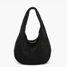 Katherine Slouchy Round Hobo Bag - Black