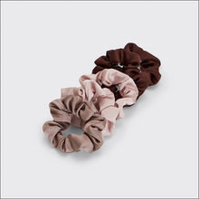 5 Pc. Satin Scrunchies - Cameo