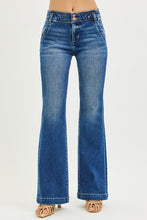 Risen HR Flare Jeans with Double Button