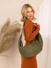 Andi Suede Sling Handbag - Brown