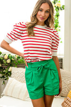 Red Hottie Striped Sweater