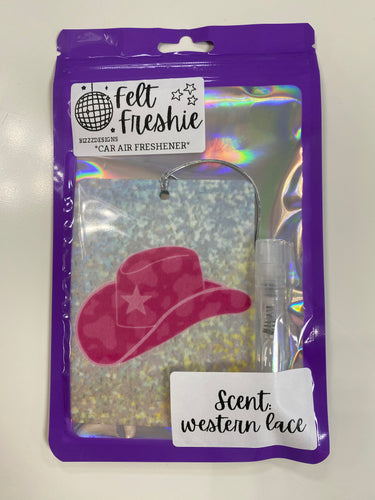 Felt Freshie - Western Lace