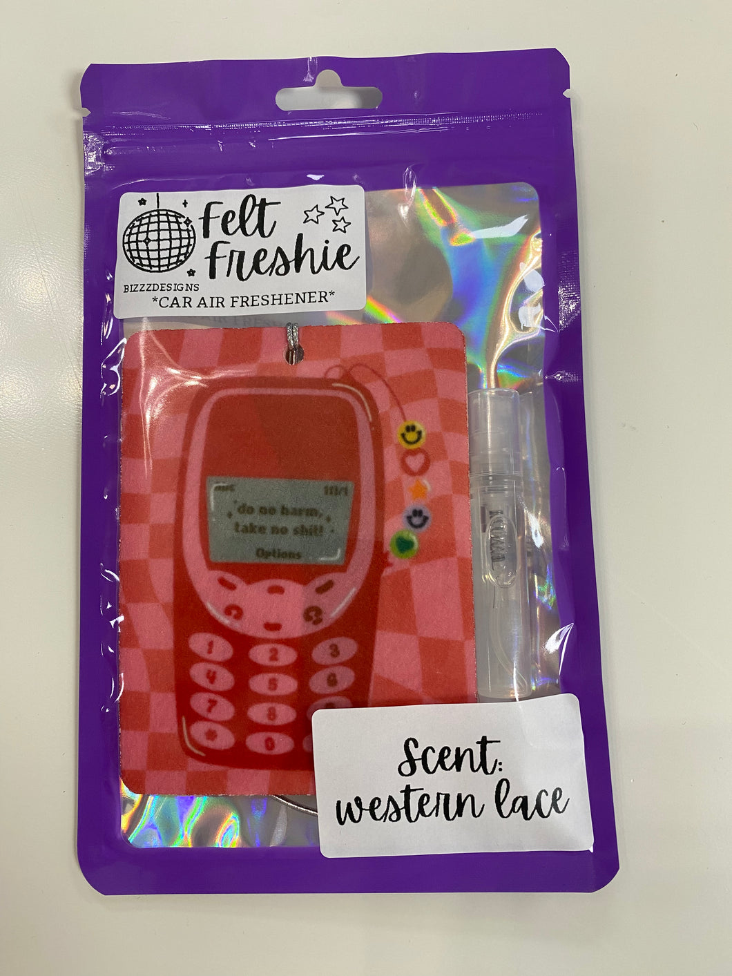 Felt Freshie - Western Lace