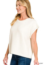 Picture Perfect Stitch Detail Sweater Vest - Ivory