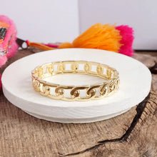 Chain Design Hinge Bangle