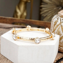 Tabby Sparkly Gold Bracelet