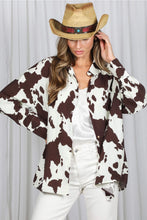 High Noon Cowprint Top