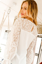 Pure Grace Lace Top - White