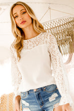 Pure Grace Lace Top - White