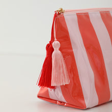 Cabana Makeup Pouch - Pink/Red