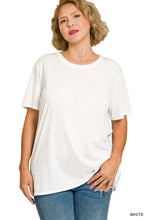 My Boyfriend Tee - White (Sassy Curves)