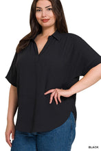 Ease Your Mind Top - Black (Sassy Curves)