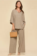 Easy Does It Pant Set - Oyster