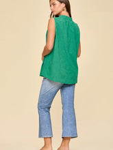 Keep It Cute Sleeveless Top - Green
