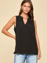 Keep It Cute Sleeveless Top - Black