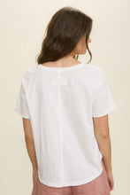 Bet On Me Raw Edge Top - White