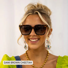 Dax Dani Brown Cheetah Sunglasses