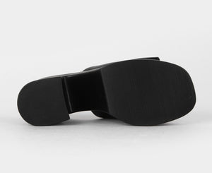 Typo Platform Sandal - Black