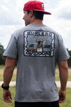 Camo Buck Patch SS Tee - Heather Gray