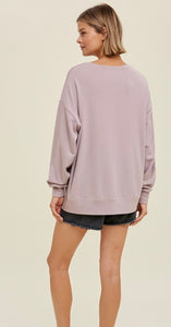 Chilling Out Oversized Top