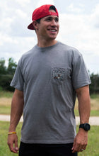 Camo Buck Patch SS Tee - Heather Gray