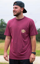 Arrowhead USA Tee - Heather Wine