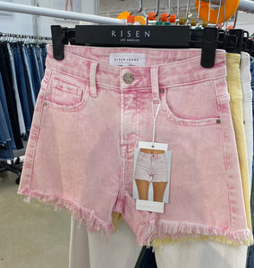 Risen Acid Pink HW Shorts