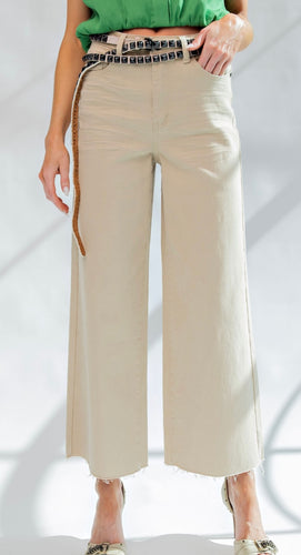 Wish You the Best Crop Pant - Khaki