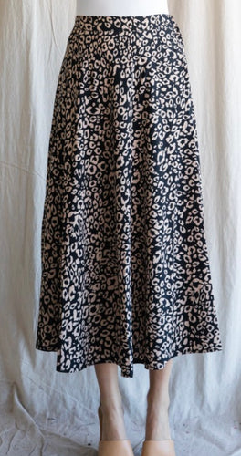 You’re A Mystery Leopard Skirt